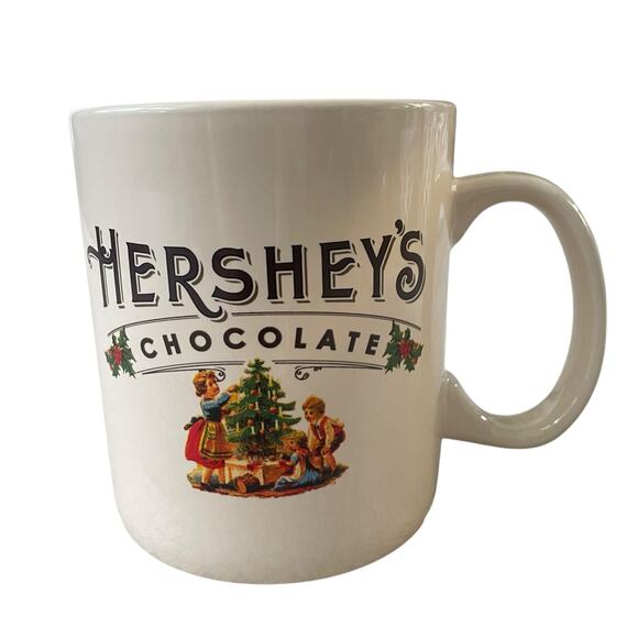 VTG HERSHEY'S Chocolate Oversized CHRISTMAS Jumbo Coffee Hot Chocolate MUG 18oz - Picture 7 of 15